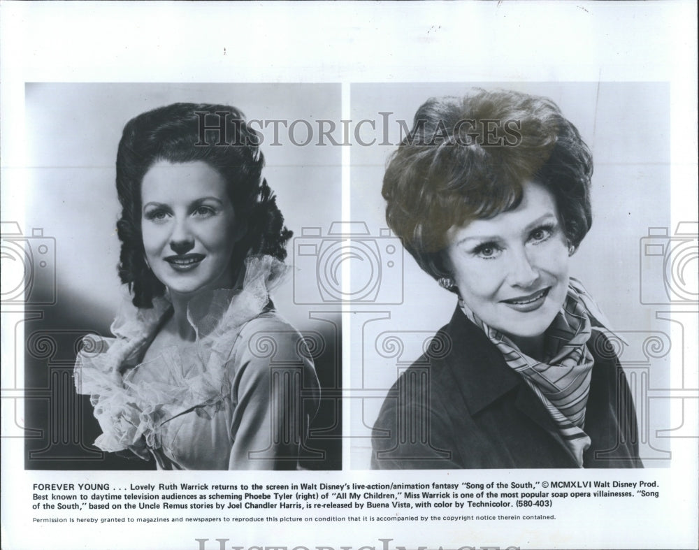 1970 Press Photo Ruth Warrick, actress - RSH74835