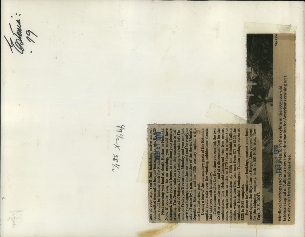 1979 Press Photo Medieval rooftops and castle turrets form the skyline in