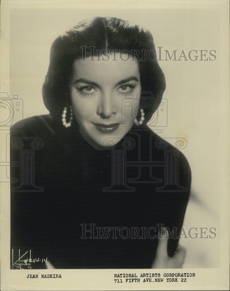 Press Photo Jean Madiera Singer Entertainer Artist recording star- Historic Images