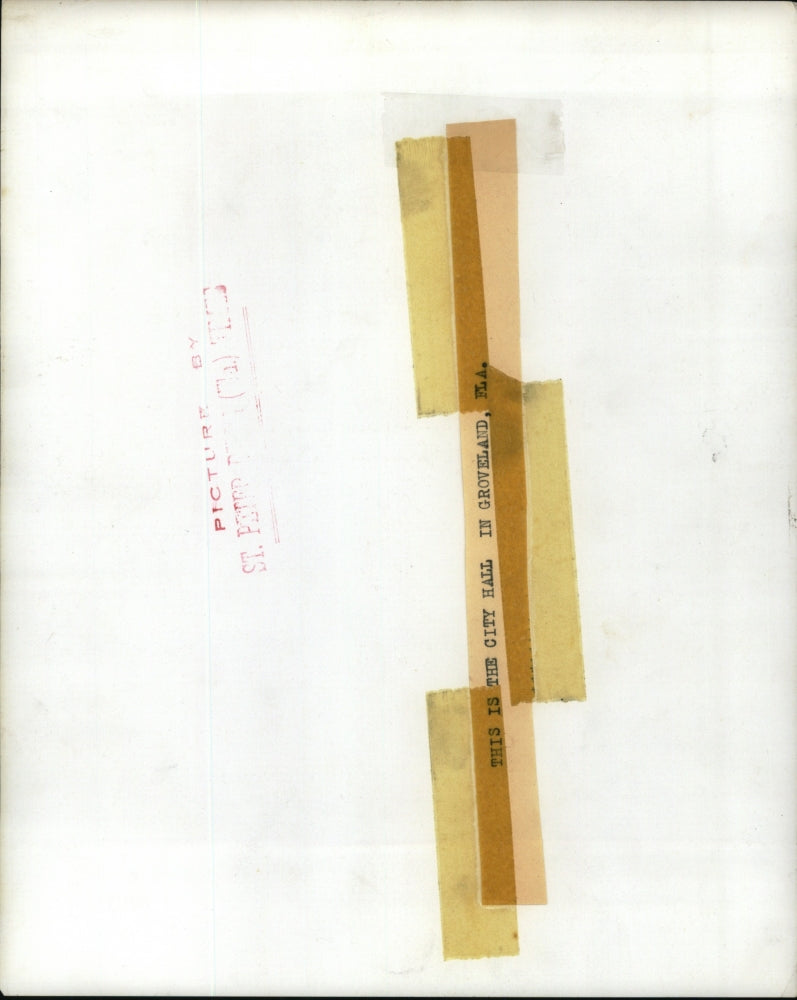 Press Photo City Hall in Groveland,Fla. - RSJ04469