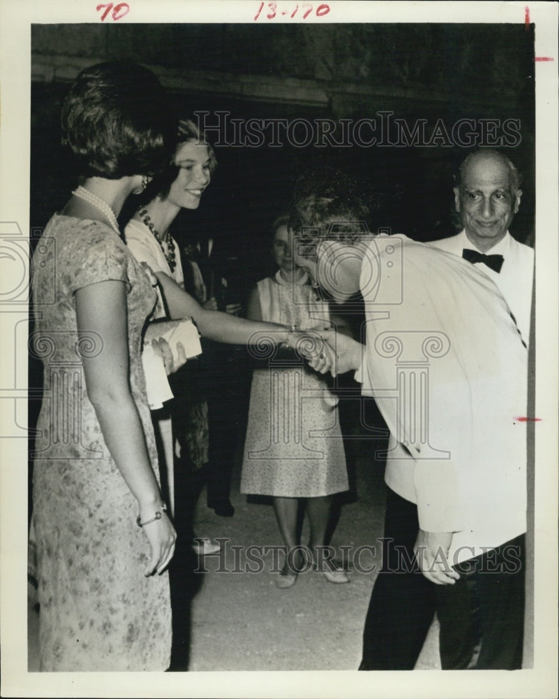 Press Photo Pianist Lorin Hollander Greek Princess Irene Royal Princess Sofia- Historic Images