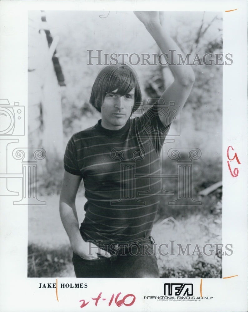 1971 Press Photo Jake Holmes American Singer Songwriter Jingle Writer Folk Music