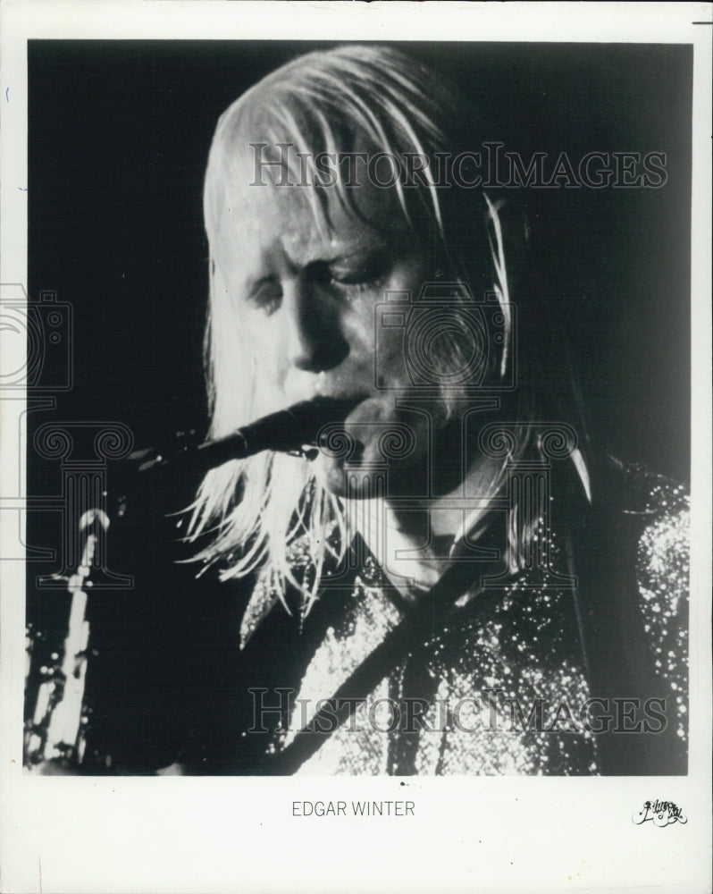 1974 Press Photo Rock musiciam Edgar Winter - RSJ09345