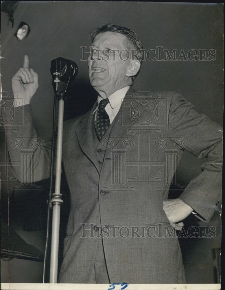 1954 Press Photo J. Tom Watson"Fighting Tom" - RSJ09791