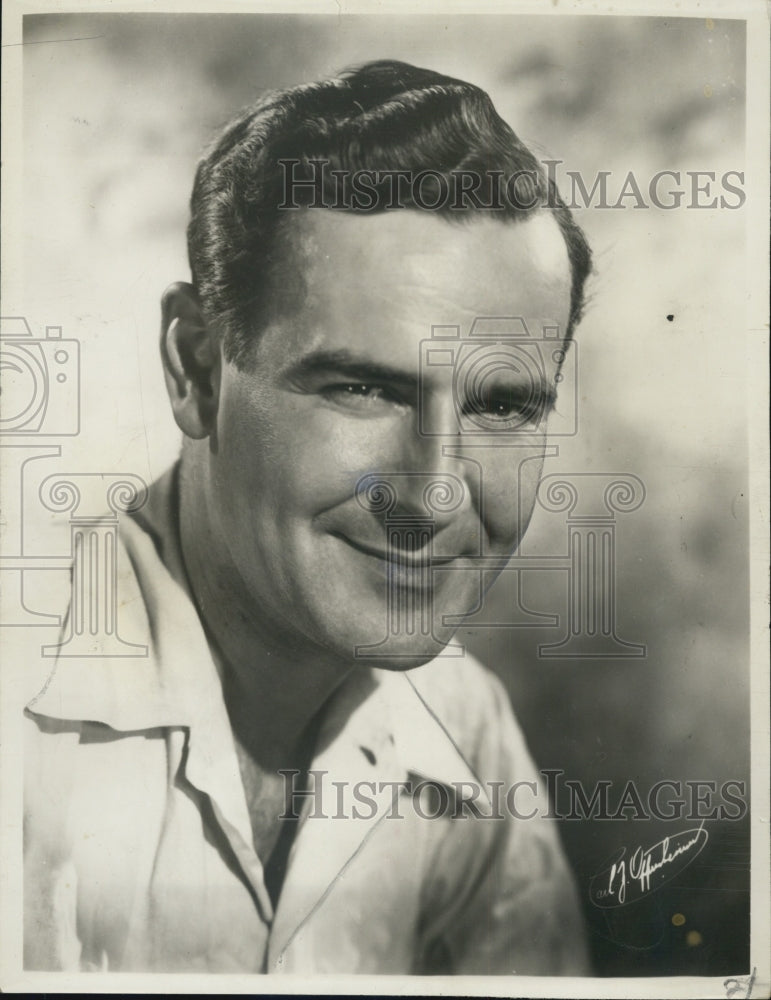 1950 Press Photo Zack Waters stars in the movie "The Man Who Came To Dinner"
