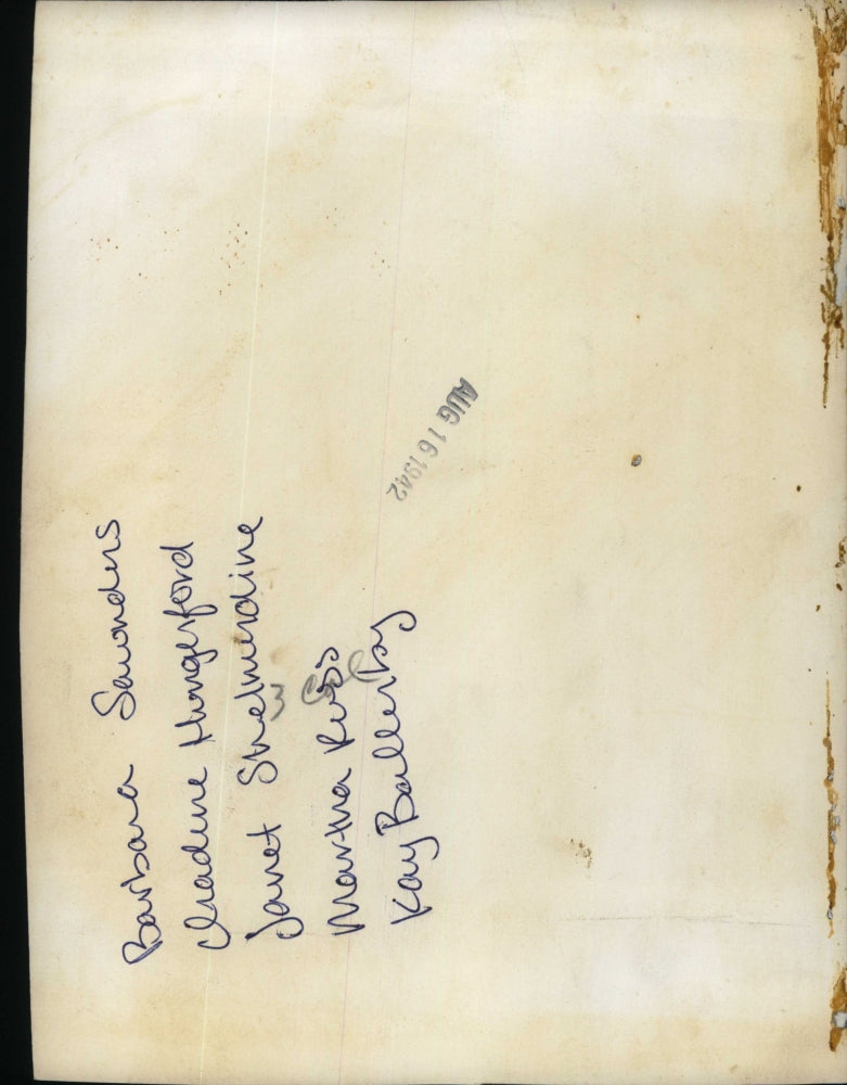 1942 Press Photo Janet Shelmerdine Martha Russ Kay Ballerby - RSJ10061