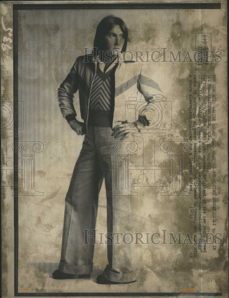 1972 Press Photo John Warden Canadian Designer - RSJ18139