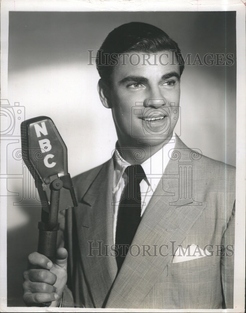 1949 Press Photo Actor Bert Parks