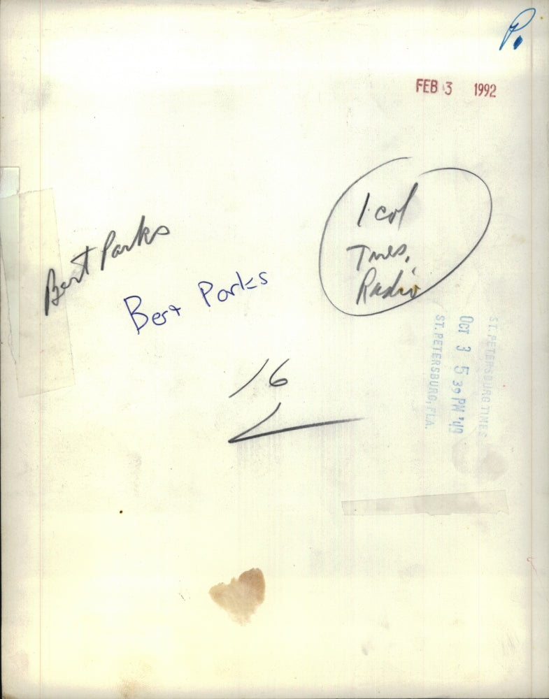 1949 Press Photo Actor Bert Parks