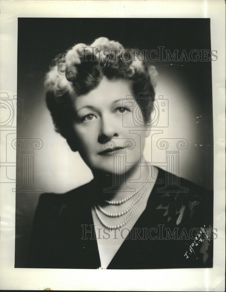 1942 Press Photo Janet Bush Mezzo-Soprano Violinist- Historic Images