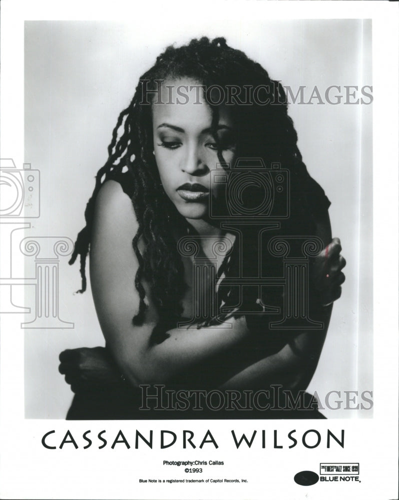 1993 Press Photo Cassandra Wilson, Blue Note, Jazz