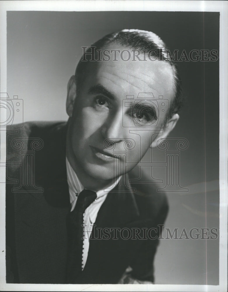 1954 Press Photo Walter &#39;Keefe, comedian, Two for the Money - Historic Images