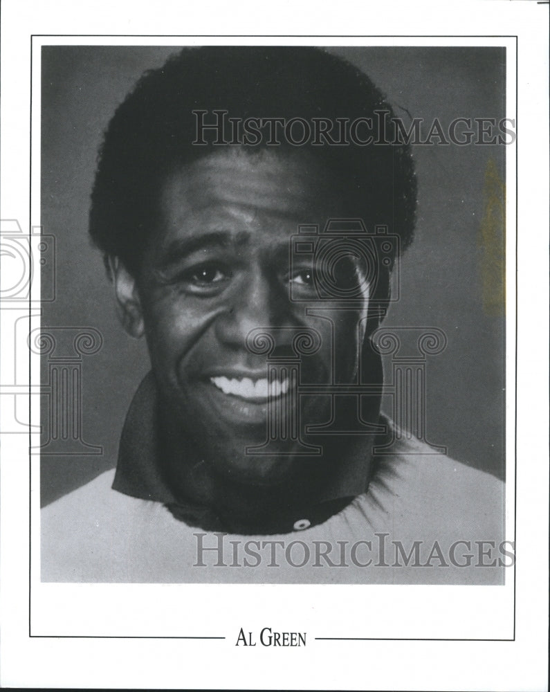 Press Photo Al Green American gospel and soul music singer.