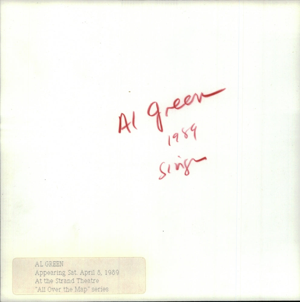 1989 Press Photo Al Green American gospel and soul music singer.