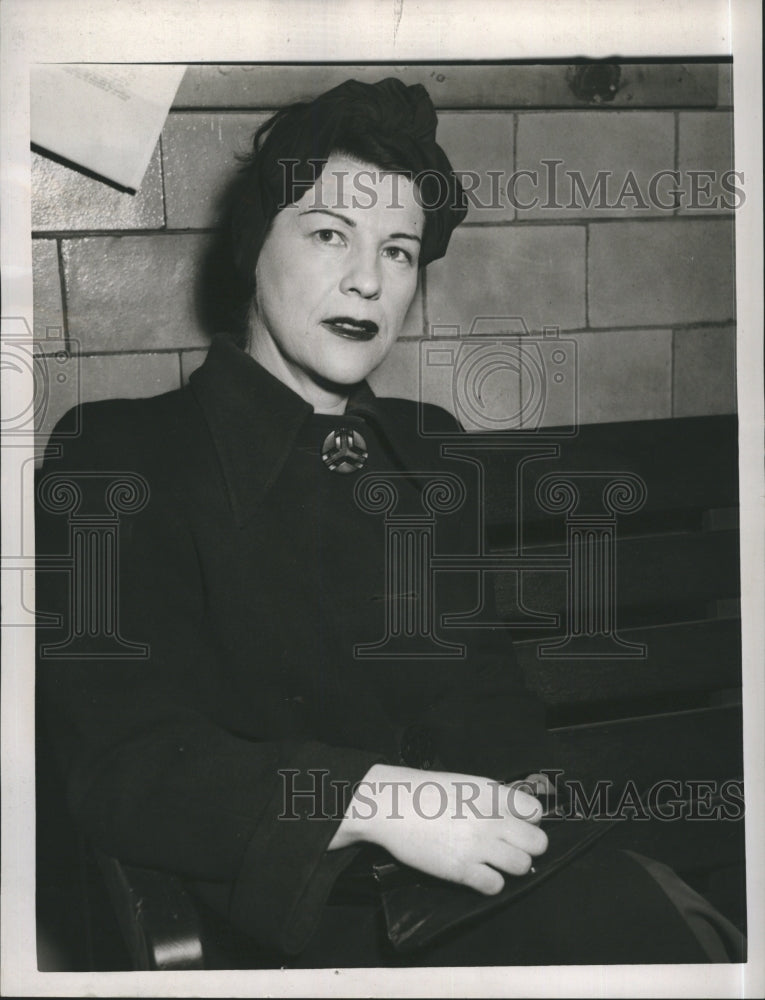 1949 Press Photo Arletta Demarest Arrested- Historic Images