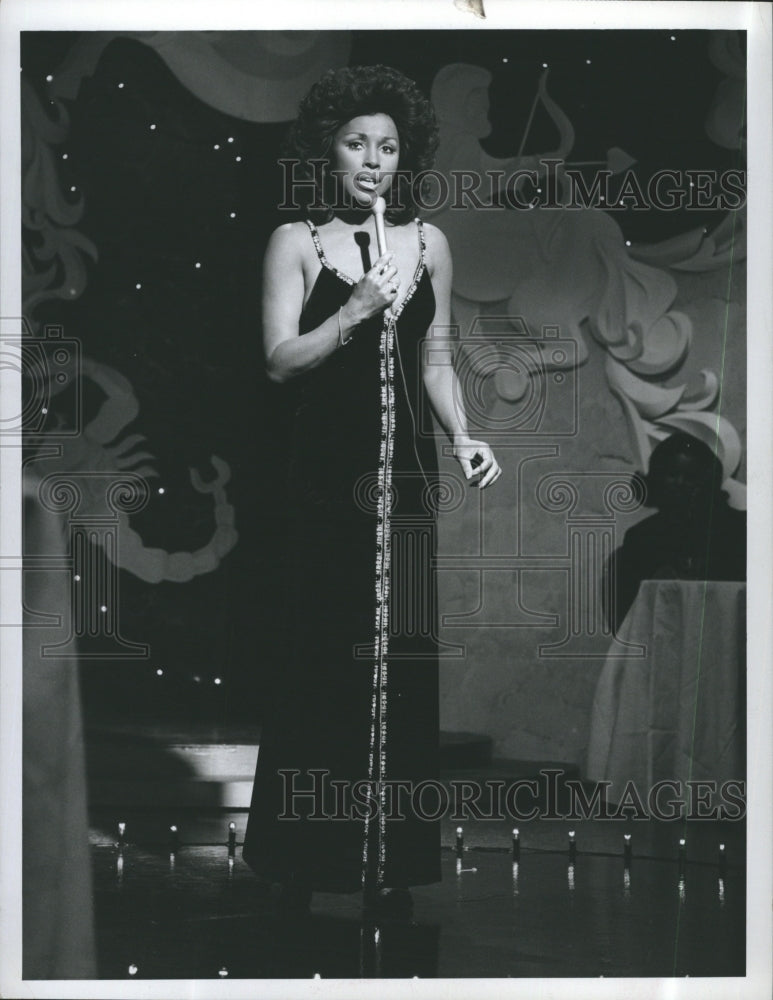 1973 Press Photo Singer/Actress Diahann Carroll- Historic Images