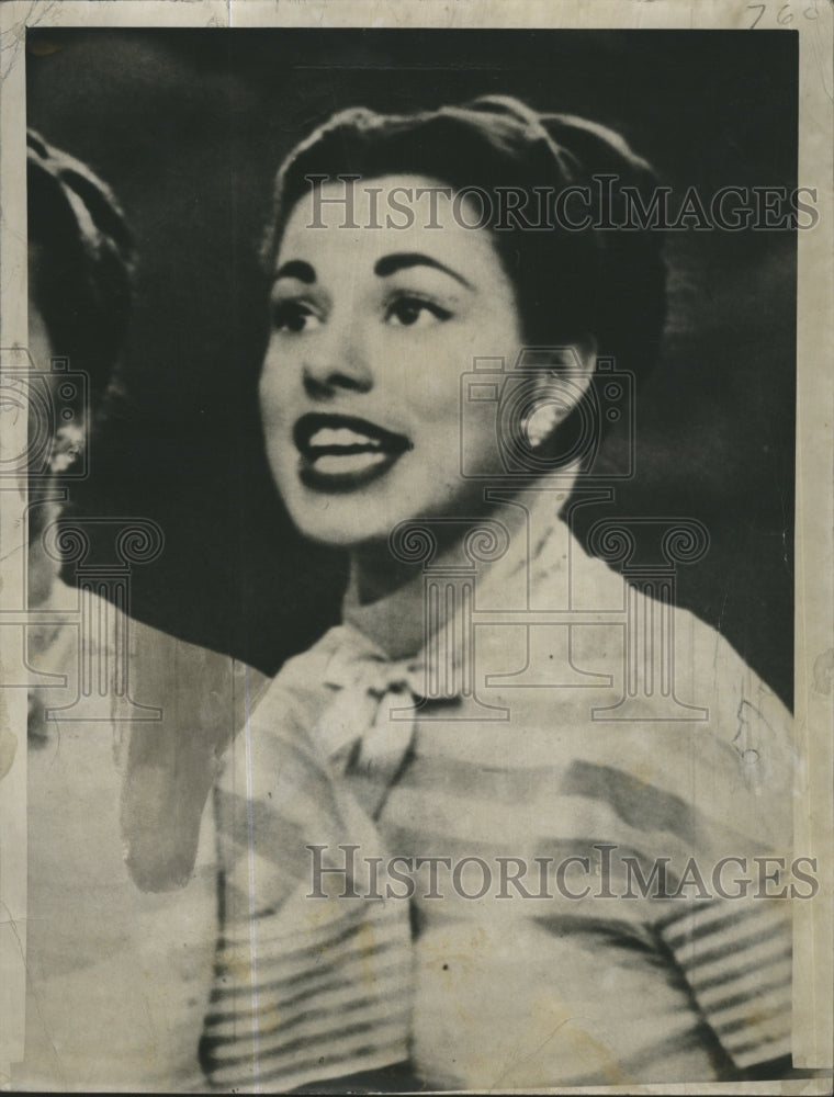 1953 Press Photo singer Dorothy McGuire- Historic Images