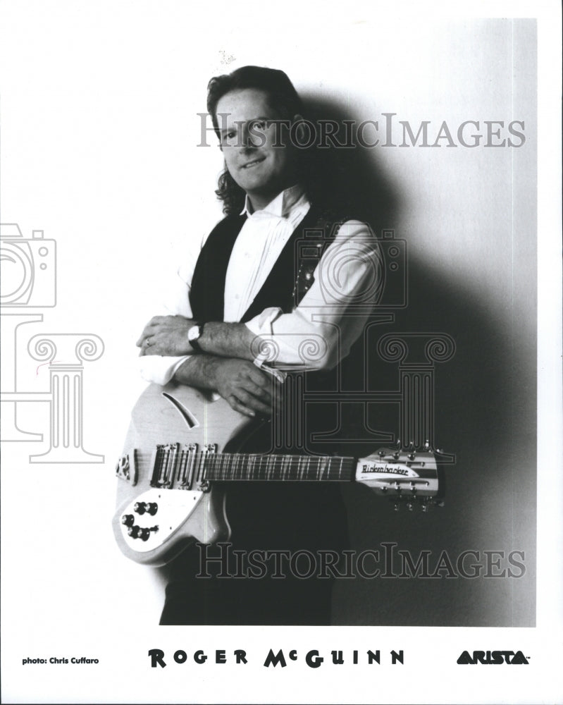 Press Photo Roger McGuinn, James Roger McGuinn, The Byrds', Arista