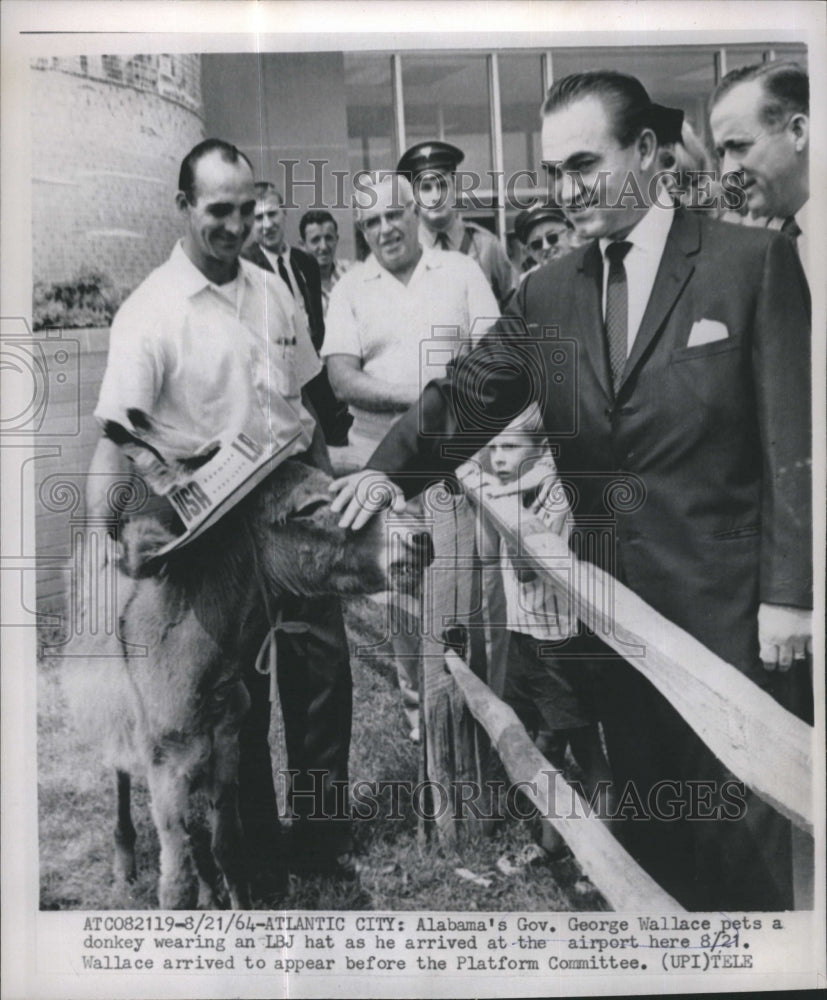 1964 Press Photo Gov George Wallace To Appear Before Platform Committee- Historic Images