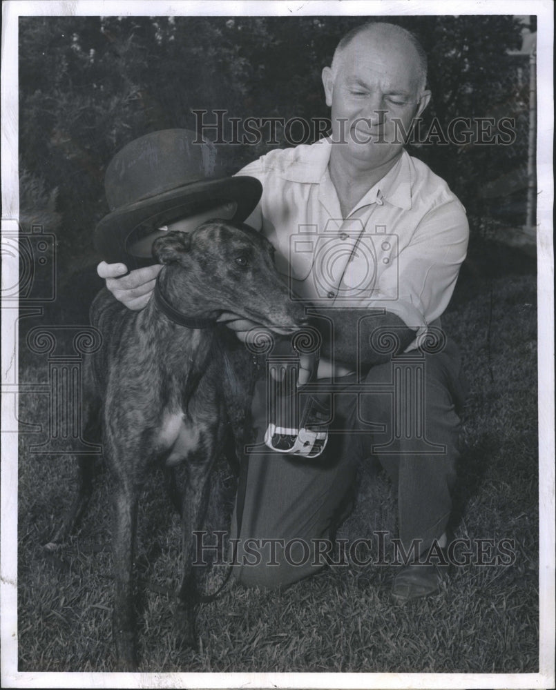 1961 Press Photo Howard Heaton, Kennel Trainer- Historic Images