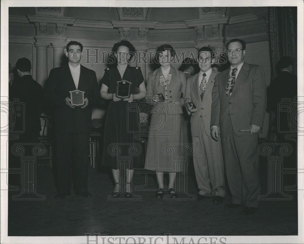 1951 Press Photo Members od the Frank Gaviani Conservatory- Historic Images