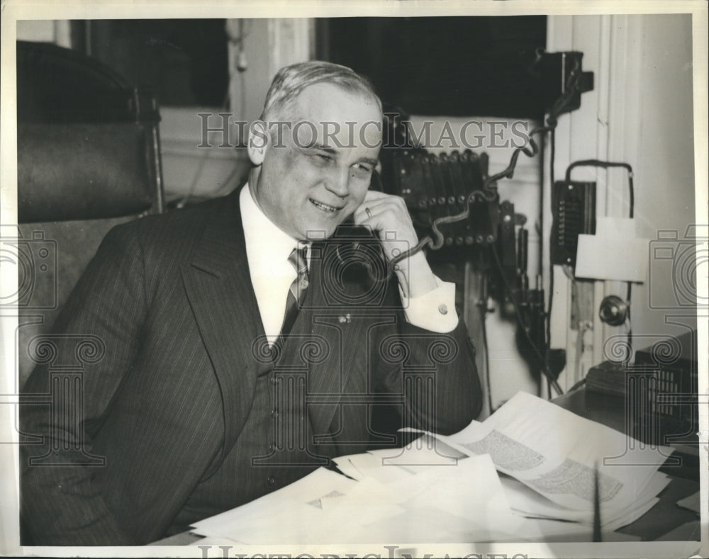 1938 Press Photo Mayor Harold Burton- Historic Images