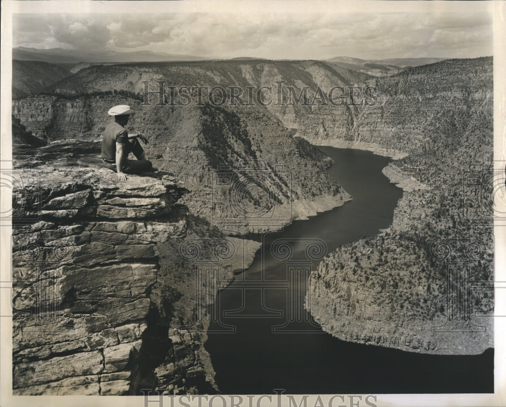 1964 Press Photo Red Canyon in Wyoming &amp; Utah- Historic Images