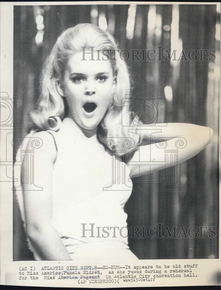 1969 Press Photo  Miss America 1970 Pamela Anne Eldred - Historic Images