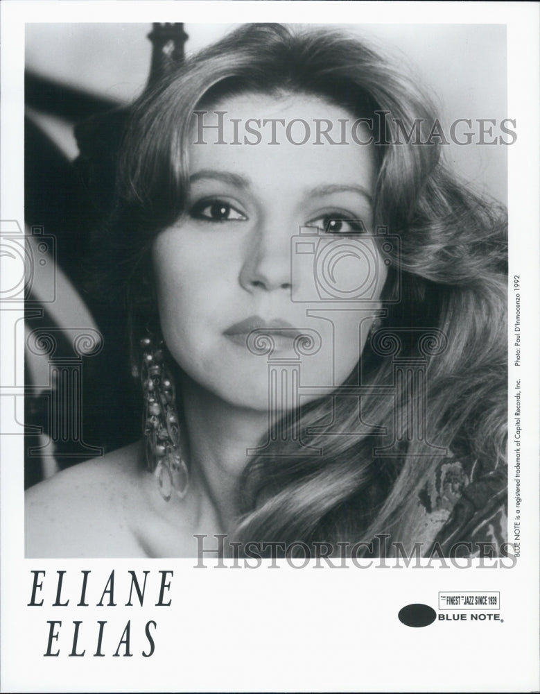 Press Photo Jazz musician Elaine Elias