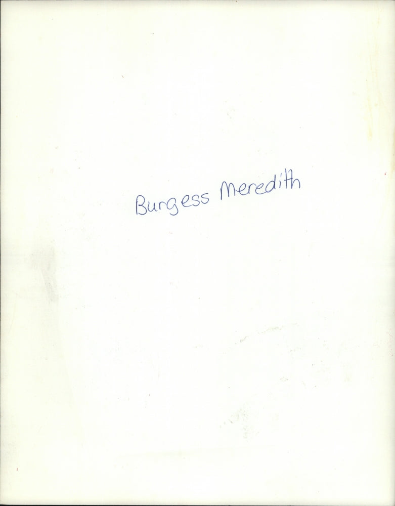 Press Photo Actor Burgess Meredith
