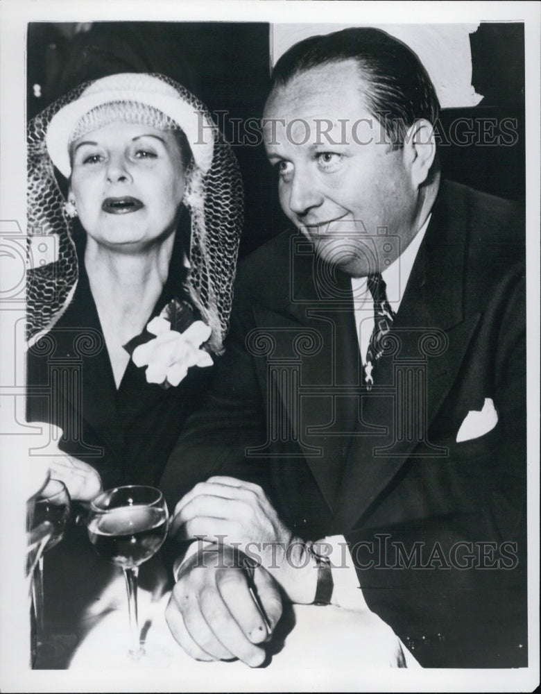 1951 Press Photo George Hearst &amp; his new bride - Historic Images