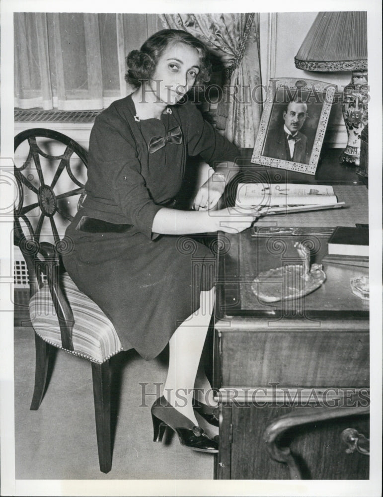 1940 Press Photo Mrs. Harold L. Lehman, a niece by marriage to Gov. Lehman- Historic Images