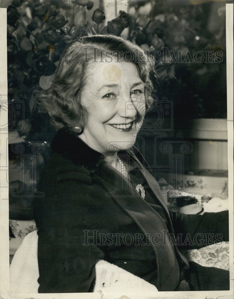 1934 Press Photo Miss Blanche Ring at the Hollis St. Theater- Historic Images