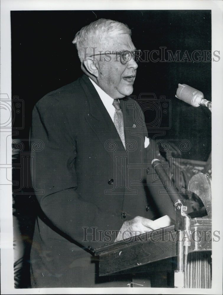 1955 Press Photo Defense Secretary Charles Wilson 32nd Annual American Municipal- Historic Images