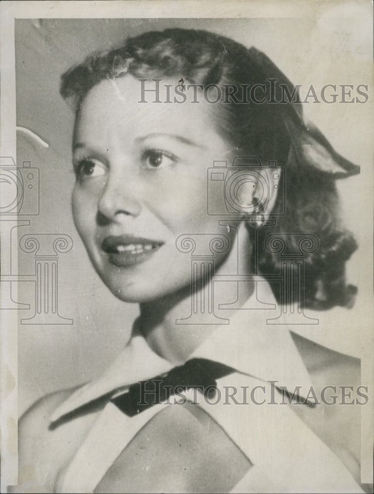 1954 Press Photo Ruth Gilbert, American actress.