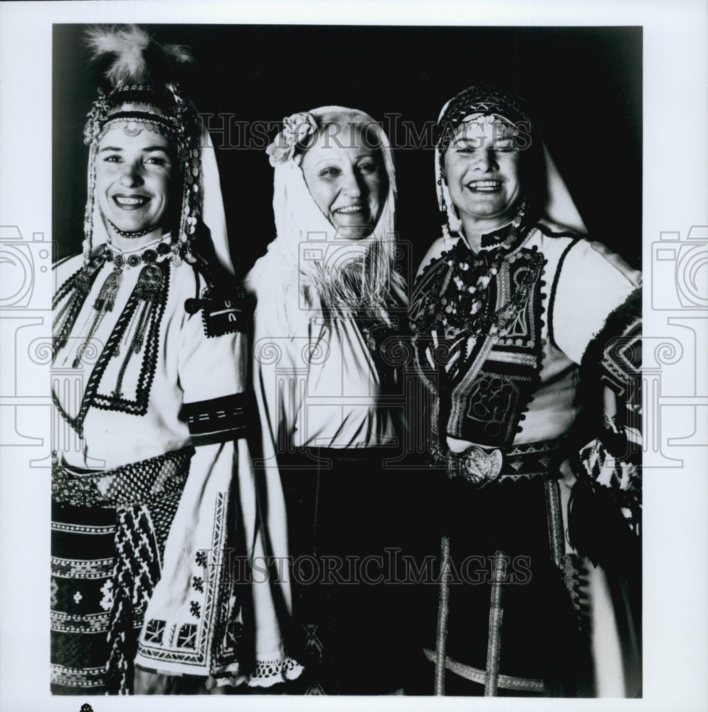 1989 Press Photo Musical Group The Trio Bulgarka