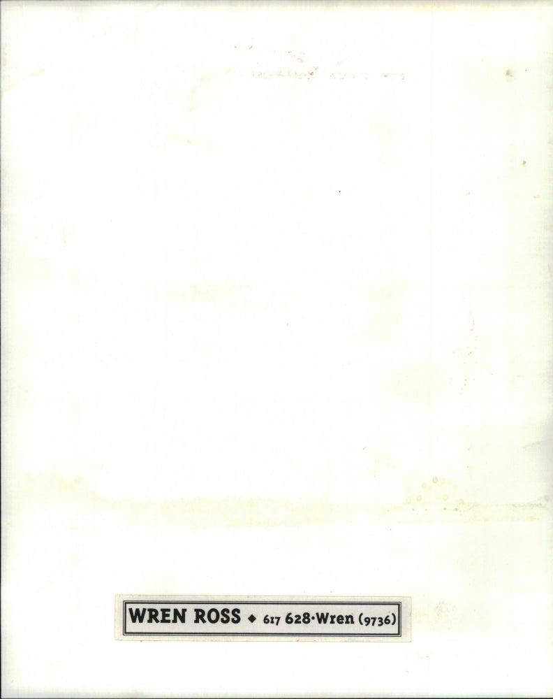 Press Photo Wren Ross