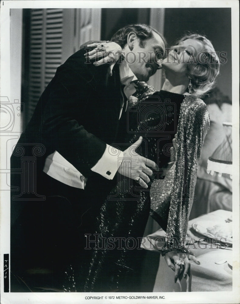 1973 Press Photo Maggie Smith in &quot;Travels with My Aunt&quot;- Historic Images