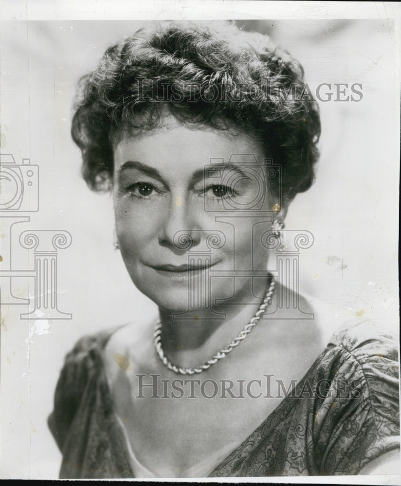 1957 Press Photo Thelma Ritter, Actress in &quot;New Girl in Town&quot;- Historic Images