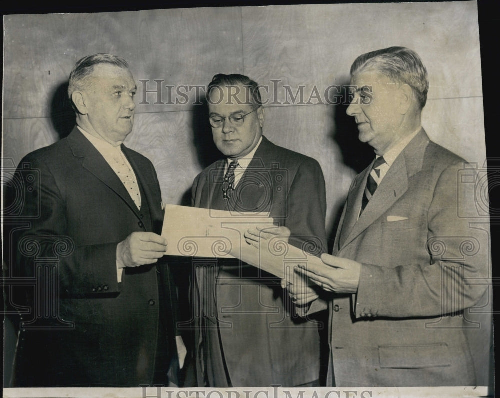 1959 Press Photo Frank Cavanaugh, George Lemay, Jeremiah Taylor- Historic Images