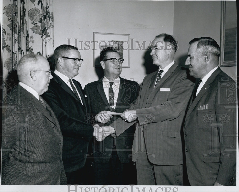 1964 Press Photo Everett Gibbs /Ellsworth Williams/Edward Dunphy/Dr R Beaty- Historic Images