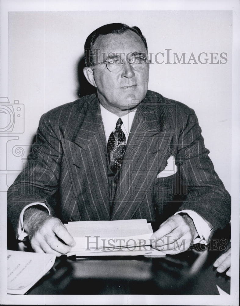 1950 Press Photo Charles E. Wilson, President of the General Electric Company- Historic Images