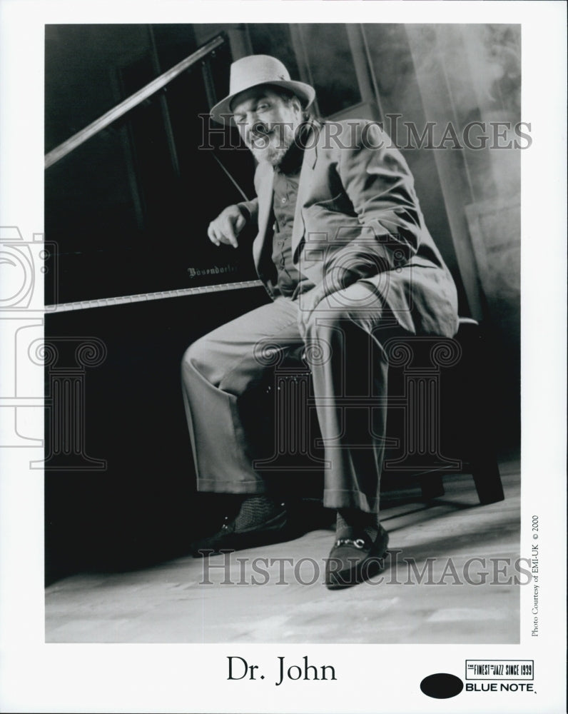 2000 Press Photo Musician Dr John