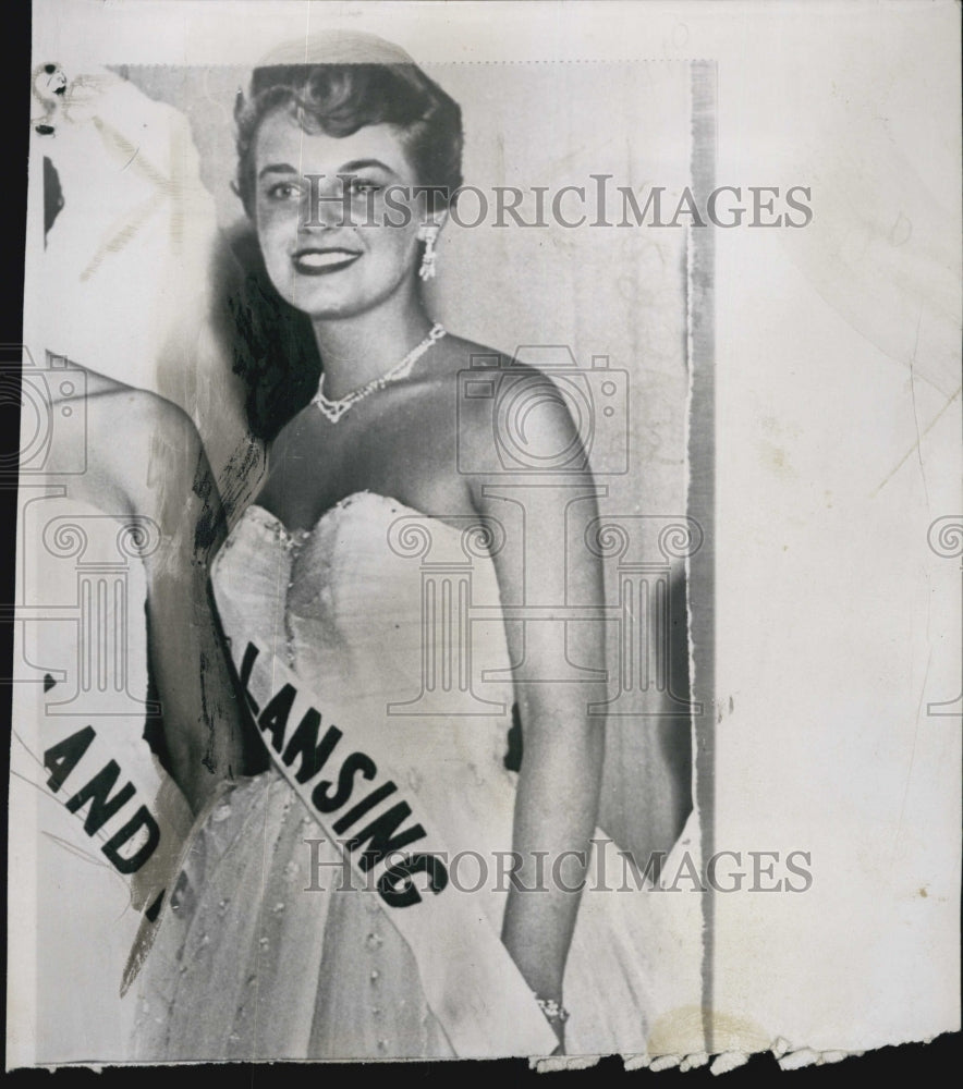 1954 Press Photo Beauty contestant Janice Somers- Historic Images