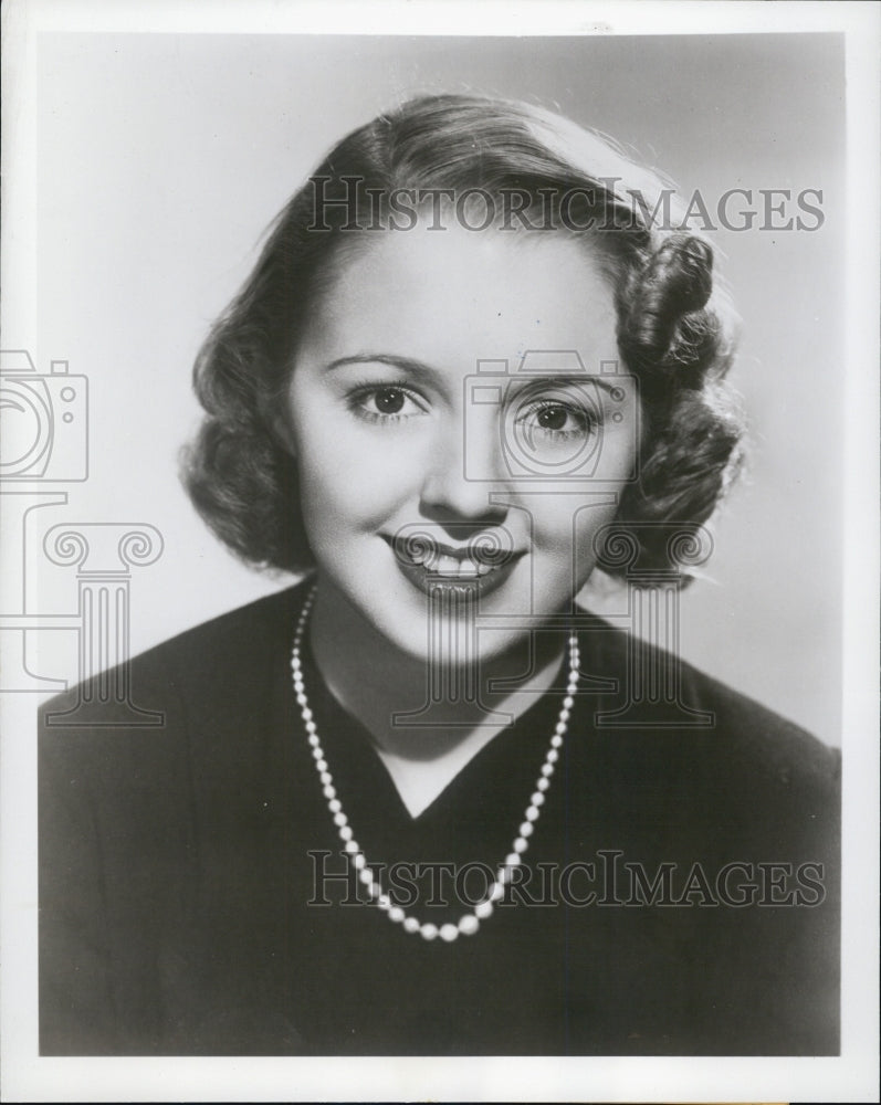 1950 Press Photo Actress Mary Malone.- Historic Images