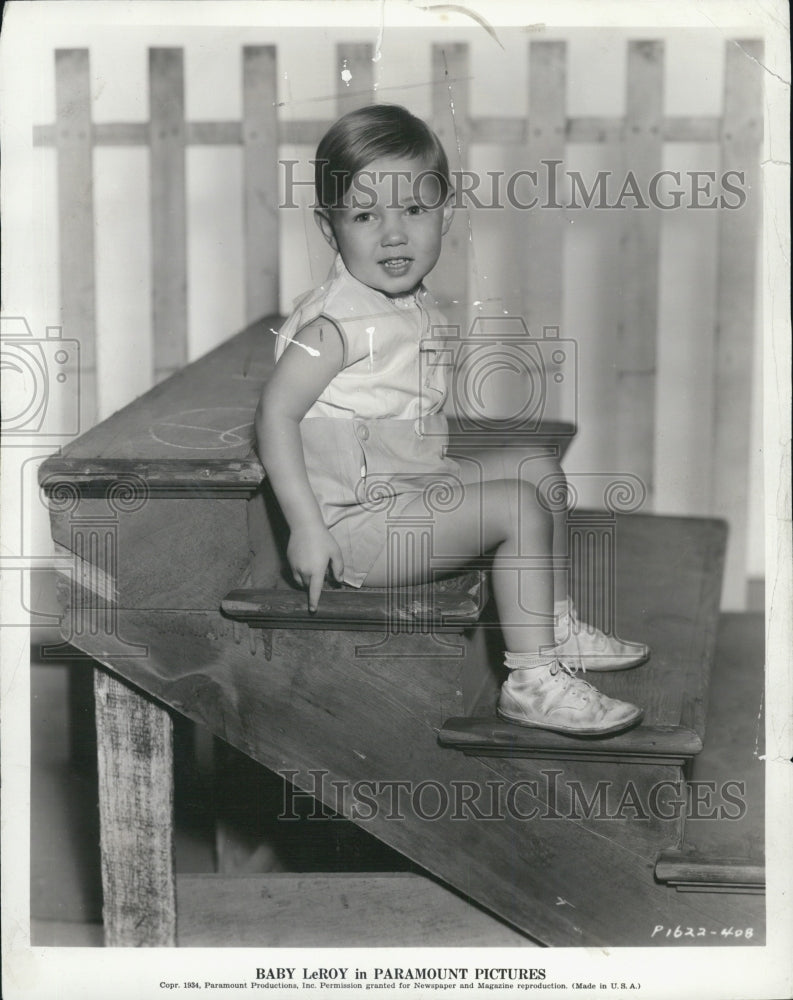 1939 Press Photo &quot;Baby Leroy&quot;in Paramount Pictures in 1934- Historic Images