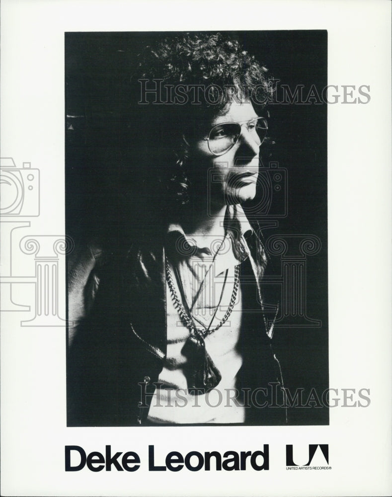 1974 Press Photo Rock Musician Deke Leonard - Historic Images