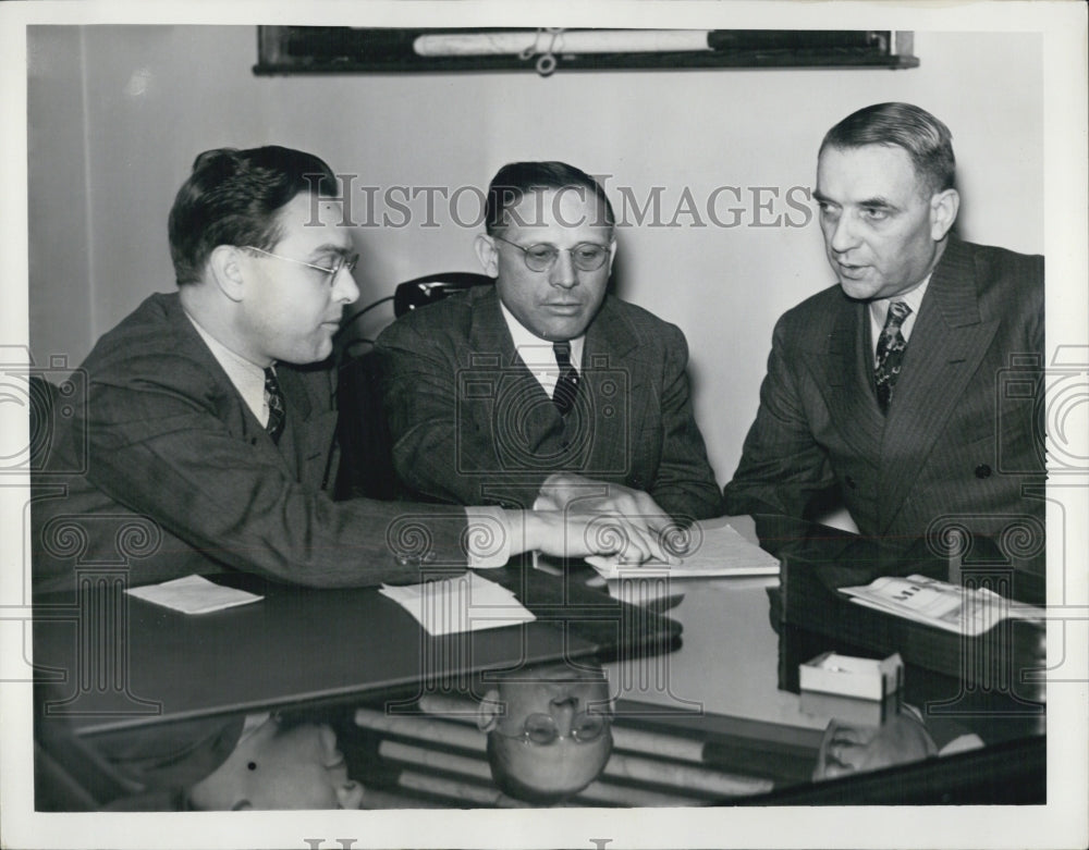 1938 Press Photo Labor Union Committee for Industrial Organization,Homer Martin- Historic Images