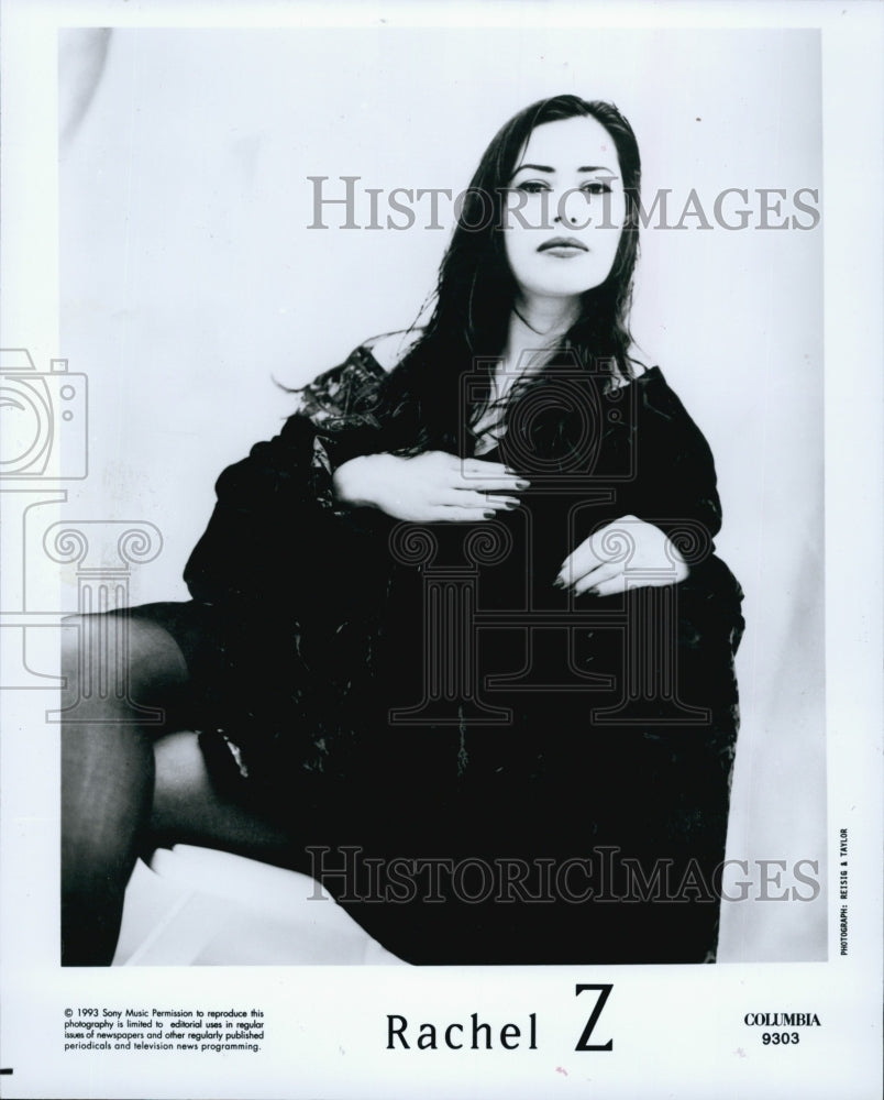 1993 Press Photo Musician Rachel Z