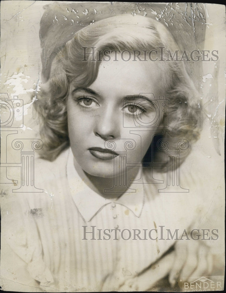 1950 Press Photo Norm Connolly, unstudy for Mary Welch in "Streetcar Named